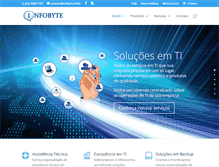 Tablet Screenshot of infobyte.inf.br